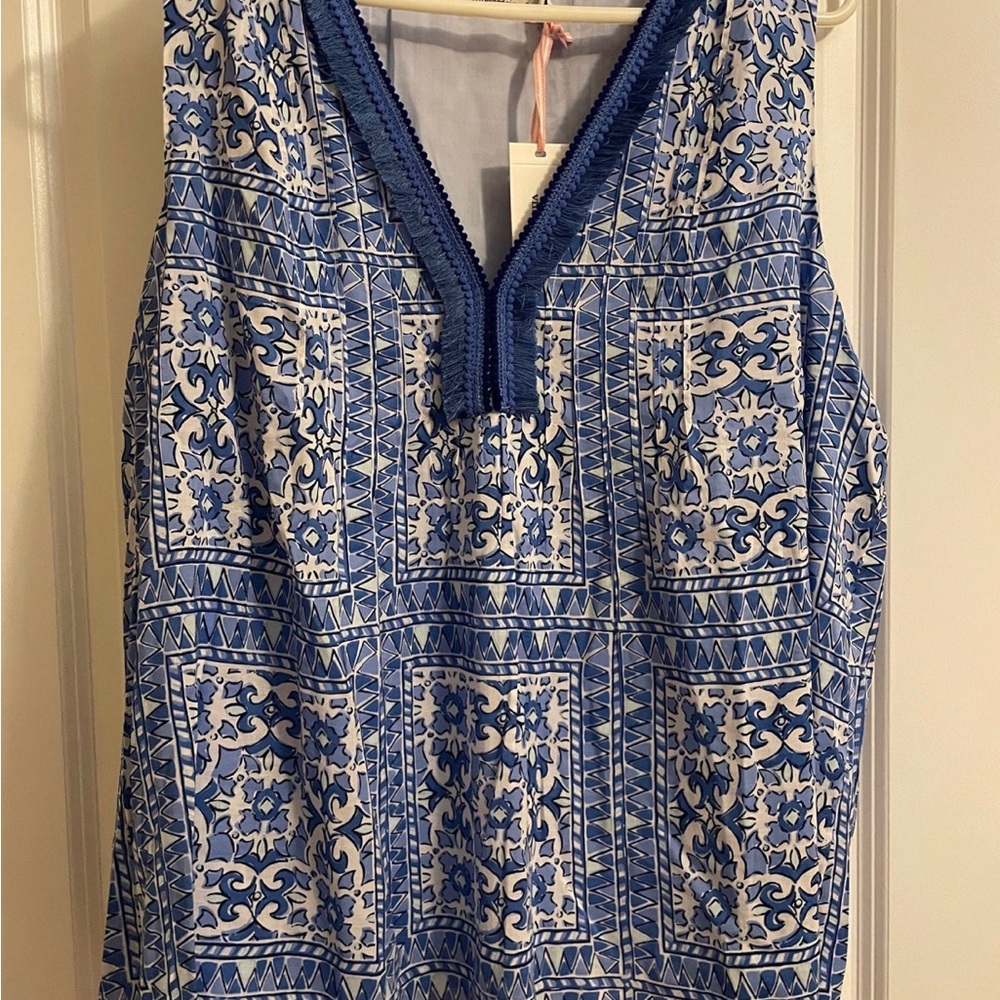 NEW: Vineyard Vines Pintuck Top, XL